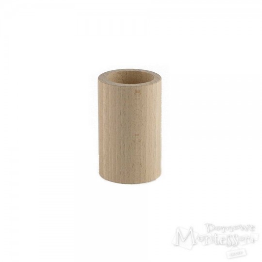 Kubek drewniany okrągły H 8,5 cm