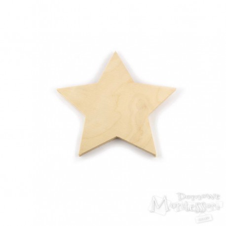 Gwiazda ze sklejki średnia