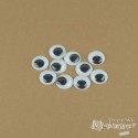 Oczy samoprzylepne 15 mm - 10 sztuk