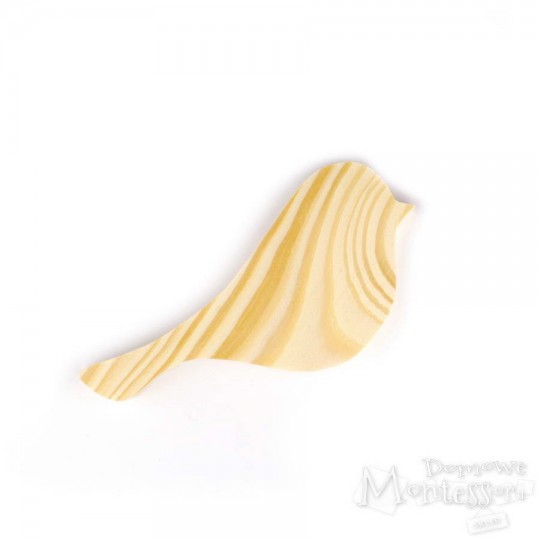 Drewniany ptaszek 13 cm