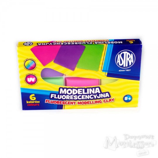 Modelina fluorescencyjna Astra 6 kolorów