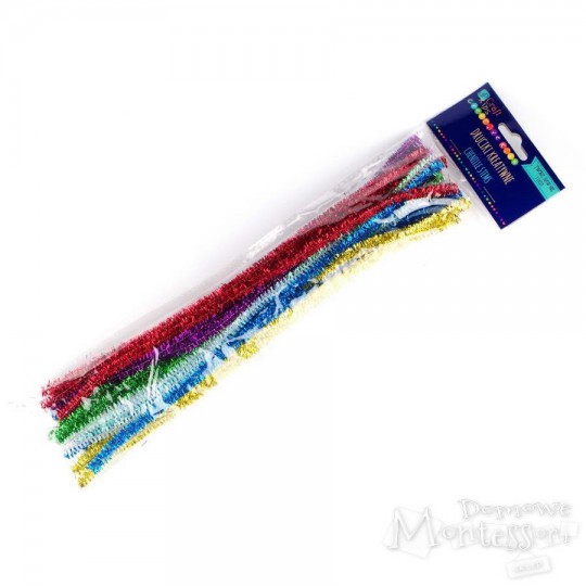 Druciki kreatywne 30 cm metalizowane 25 sztuk