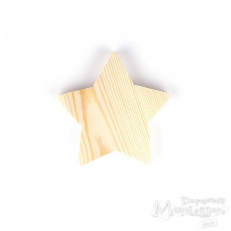 Gwiazda drewniana średnia