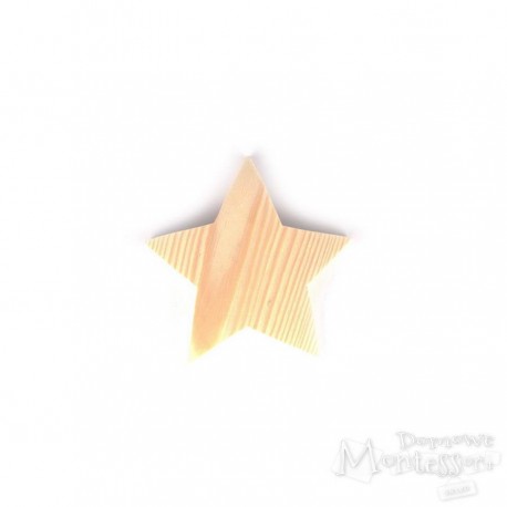 Gwiazda drewniana mała