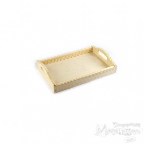 Taca drewniana mała