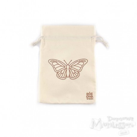 Woreczek na figurki - cykl życia motyla