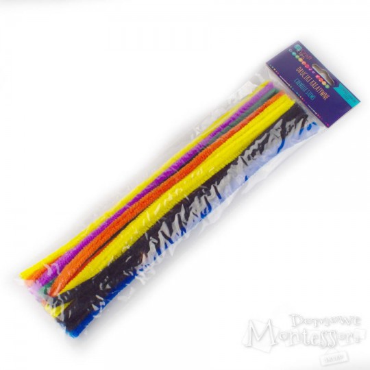 Druciki kreatywne 30 cm mix kolorów 25 sztuk