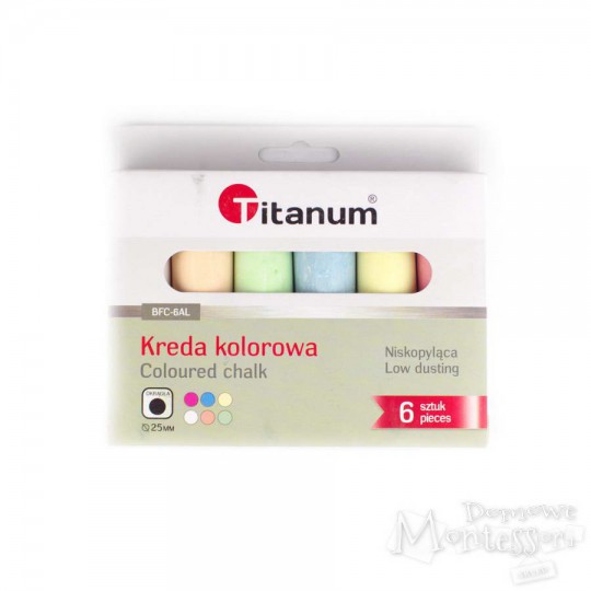 Kreda chodnikowa 6 sztuk