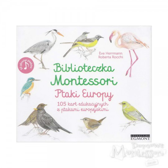Biblioteczka Montessori. Ptaki Europy