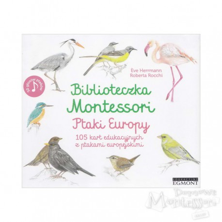 Biblioteczka Montessori. Ptaki Europy