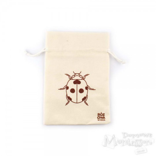 Woreczek na figurki - cykl życia biedronki