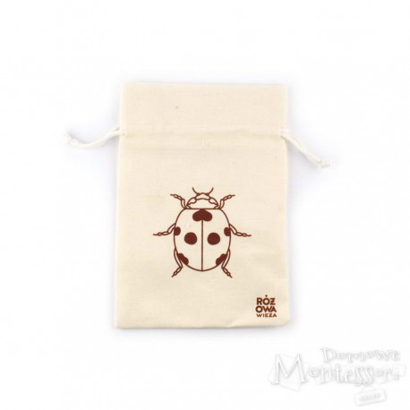 Woreczek na figurki - cykl życia biedronki