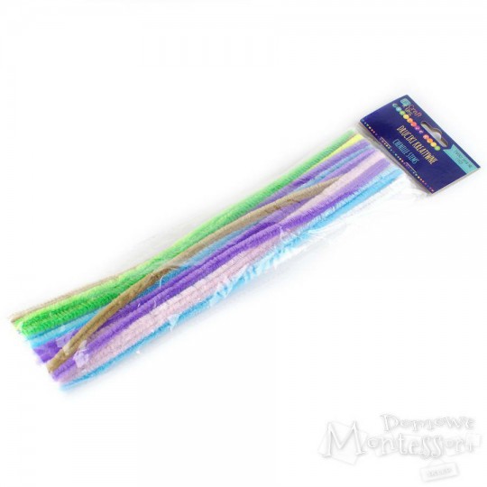 Druciki kreatywne 30 cm pastelowe 25 sztuk