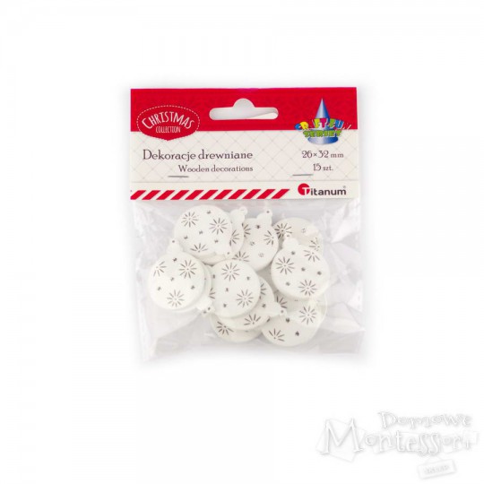Dekoracje drewniane - bombki