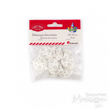 Dekoracje drewniane - bombki