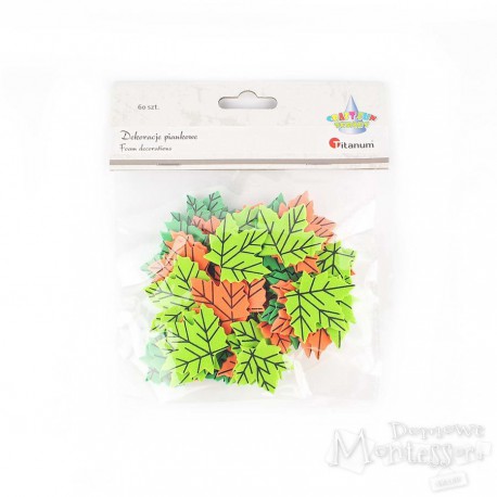 Dekoracje piankowe - listki